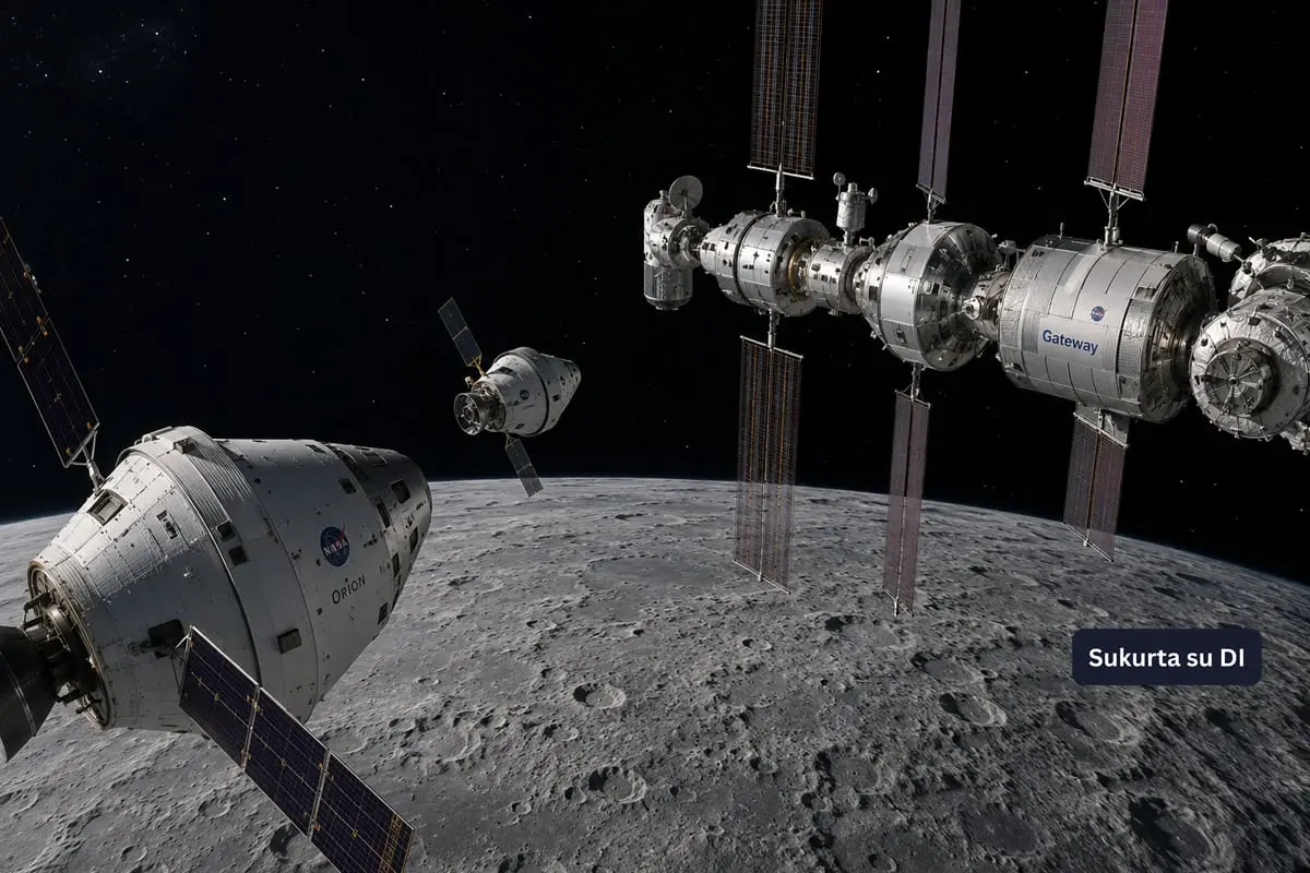 NASA jau ruošiasi „Mėnulio spūstims“ – kuriamos eismo taisyklės būsimiems erdvėlaiviams aplink „Gateway“