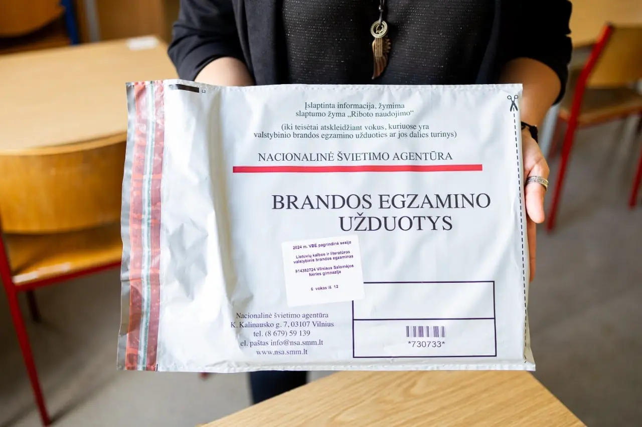 Skelbiami brandos egzaminų užduočių pavyzdžiai