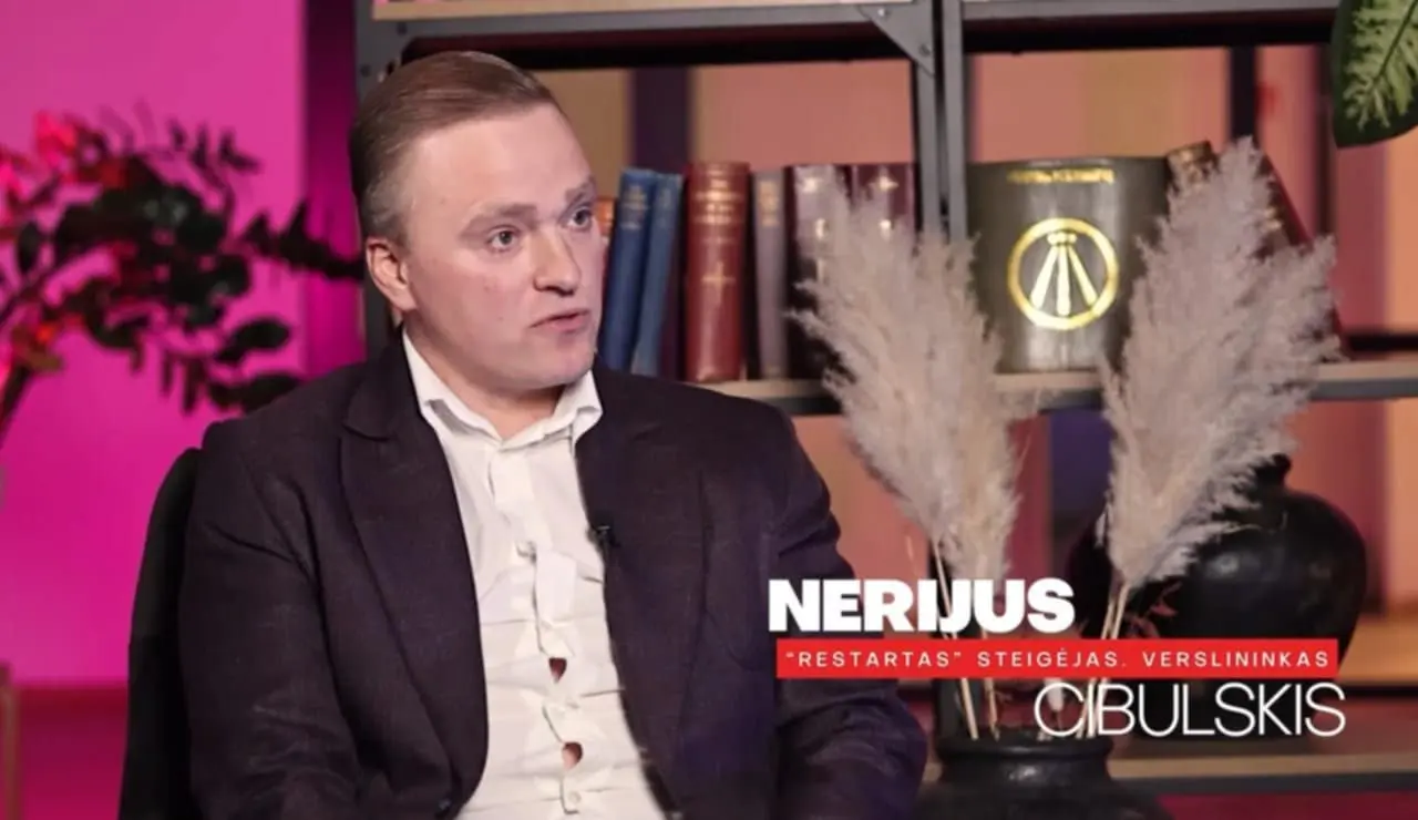 Nerijus Cibulskis laidoje „Riba“: lietuviai per mažai įsitraukę į valstybės valdymą