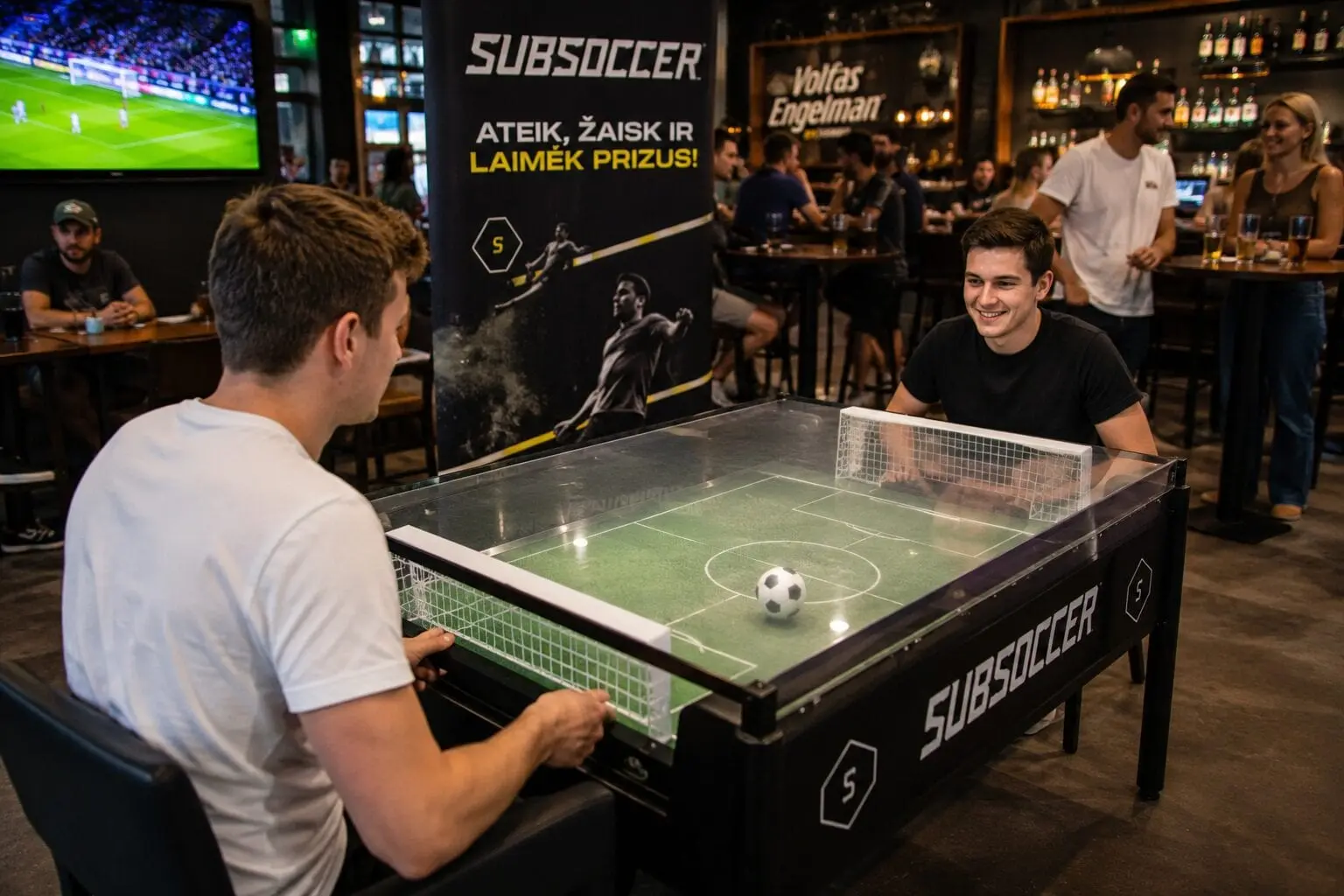 Futbolą galima žaisti ir sėdint: nauja pramoga jau pasiekė ir Lietuvą