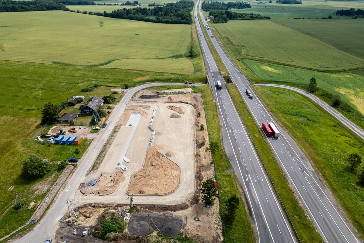 Ties Ariogala už beveik 1,5 mln. eurų įrengiama moderni poilsio aikštelė