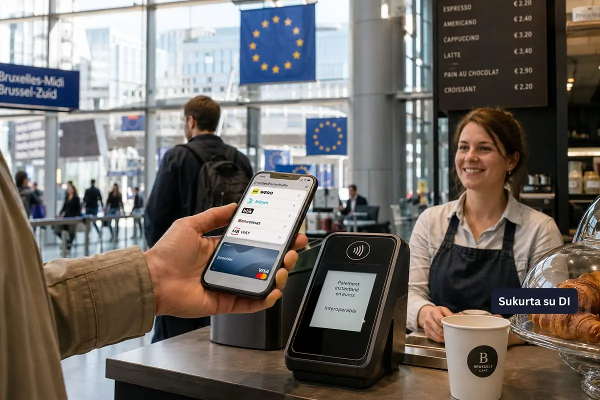 Europa ieško, kuo pakeisti „Visa“ ir „Mastercard“: planuose – skaitmeninis euras ir mokėjimų „roamingas“