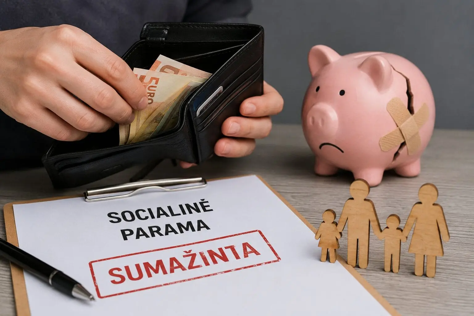 Atsiėmėte pinigus iš pensijų fondo? Galite netekti ir dalies socialinės paramos
