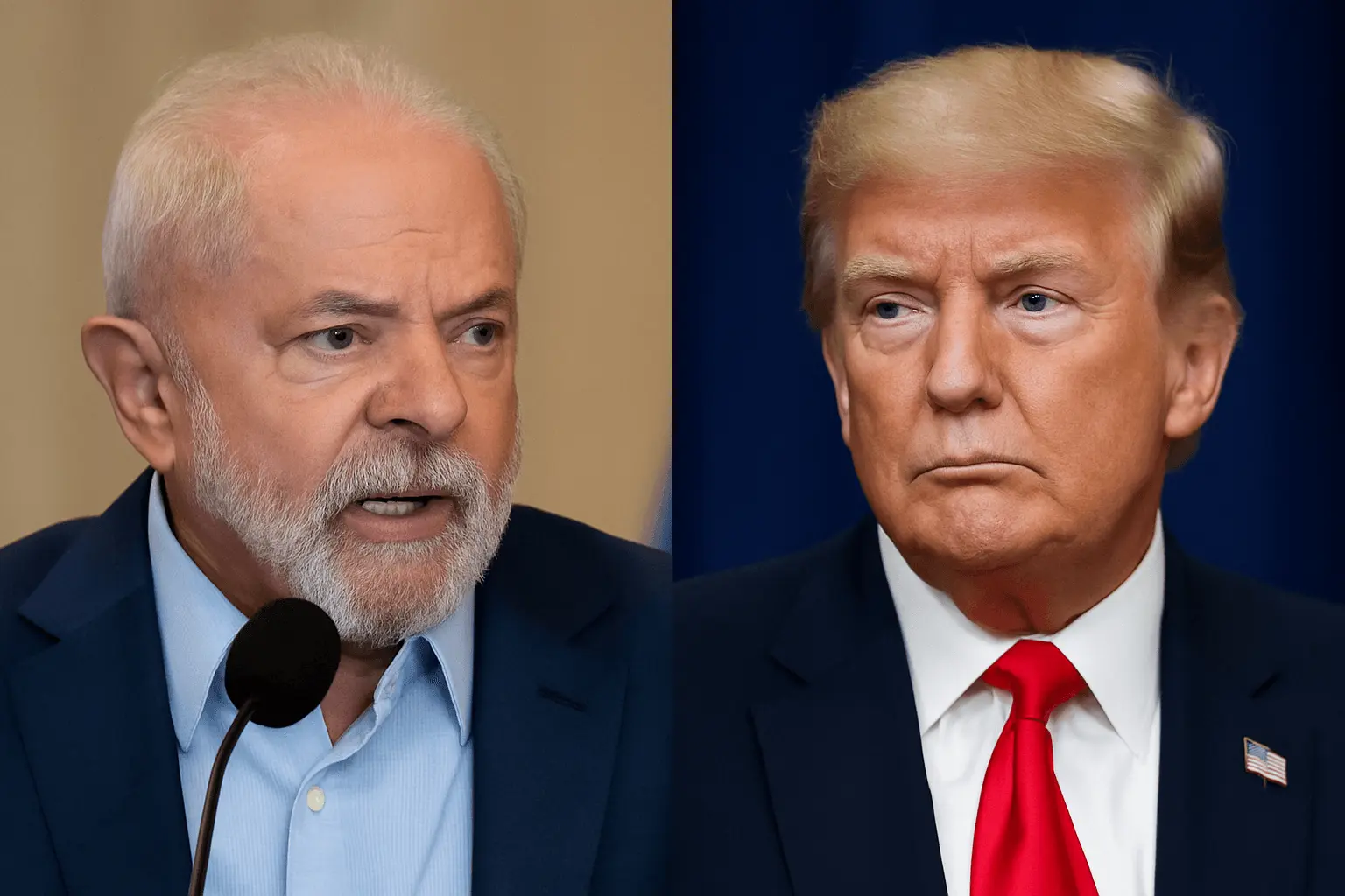 D. Trumpas spaudžia Braziliją dėl J. Bolsonaro bylos, bet prezidentas Lula atsisako nusileisti