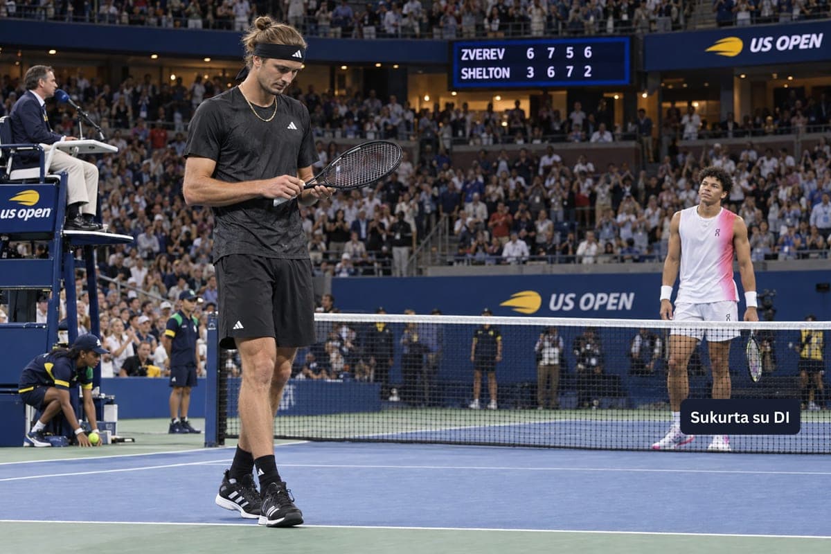 Aleksandras Zverevas laimėjo „US Open“, tačiau kelias sekundes dar negalėjo tuo patikėti
