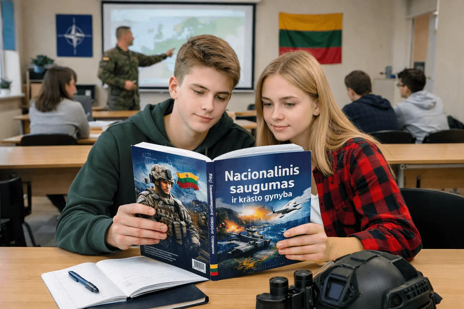 Mokyklose – daugiau dėmesio saugumui: 11–12 klasių mokiniams parengtas specialus vadovėlis