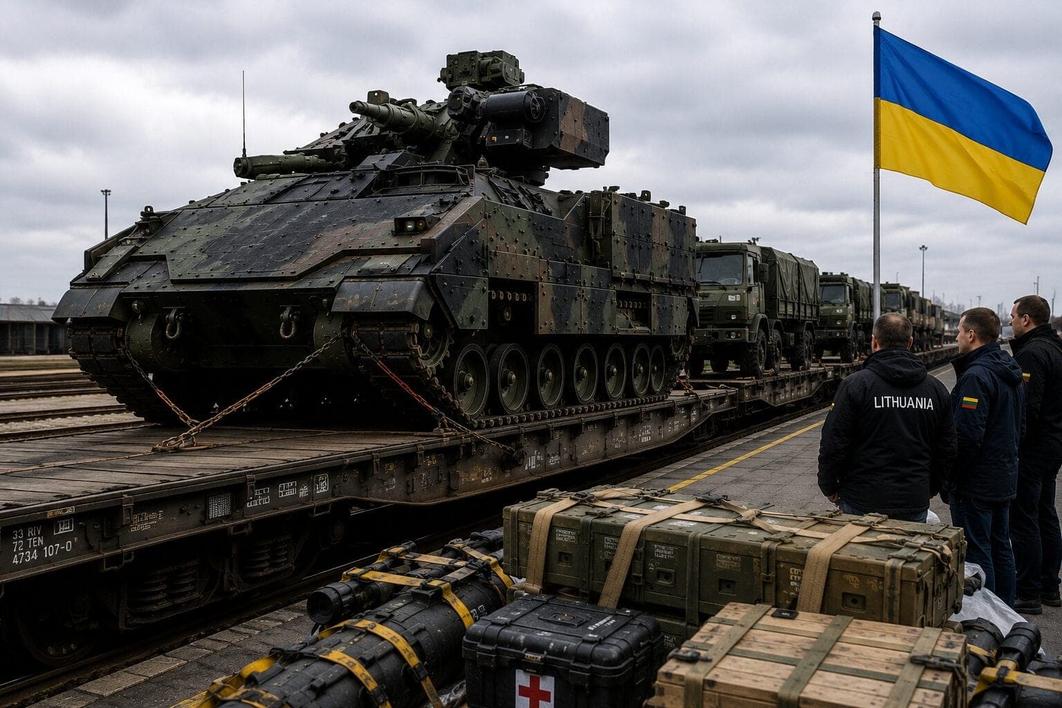 Ukrainai perduotos technikos vertė perkopė 600 mln. eurų: Lietuva – tarp pagrindinių rėmėjų