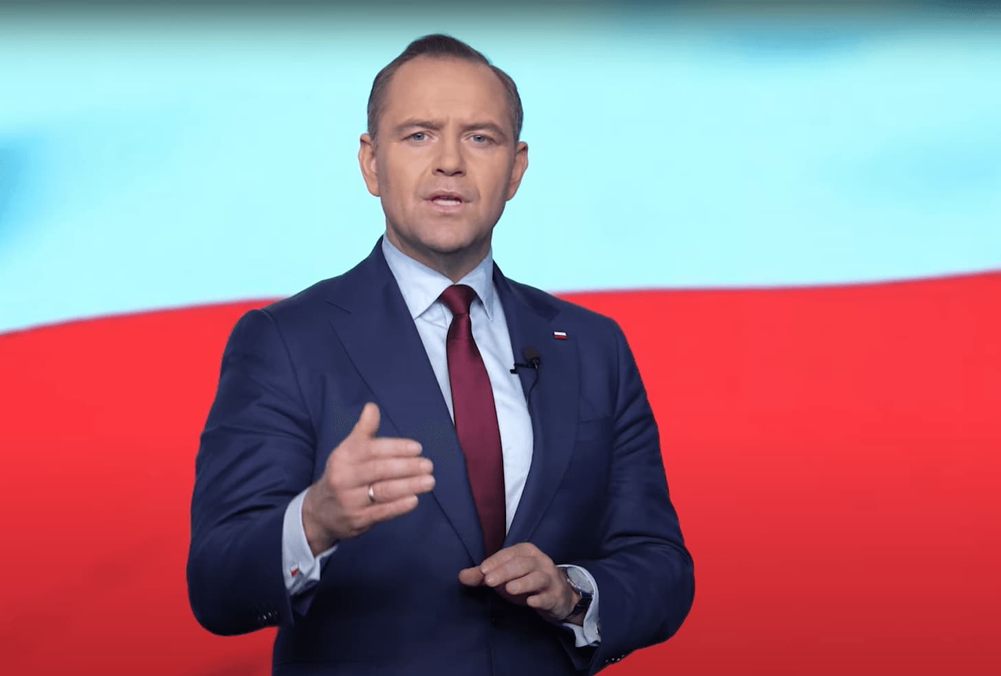 Lenkijos prezidentas K. Nawrockis perspėja V. Zelenskį: parama nėra savaime suprantama