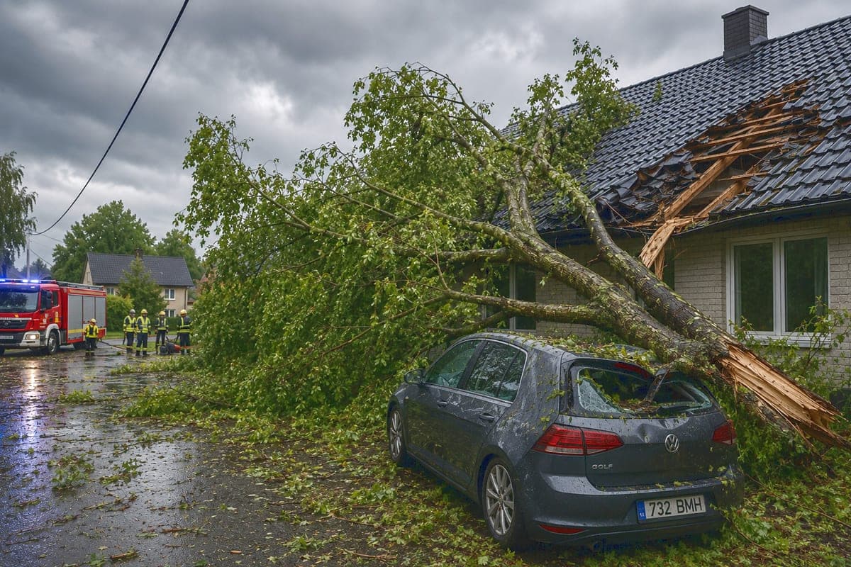 Vasaros audra smogė centrinei Lietuvai: draudikų nuostoliai jau artėja prie 200 tūkst. eurų