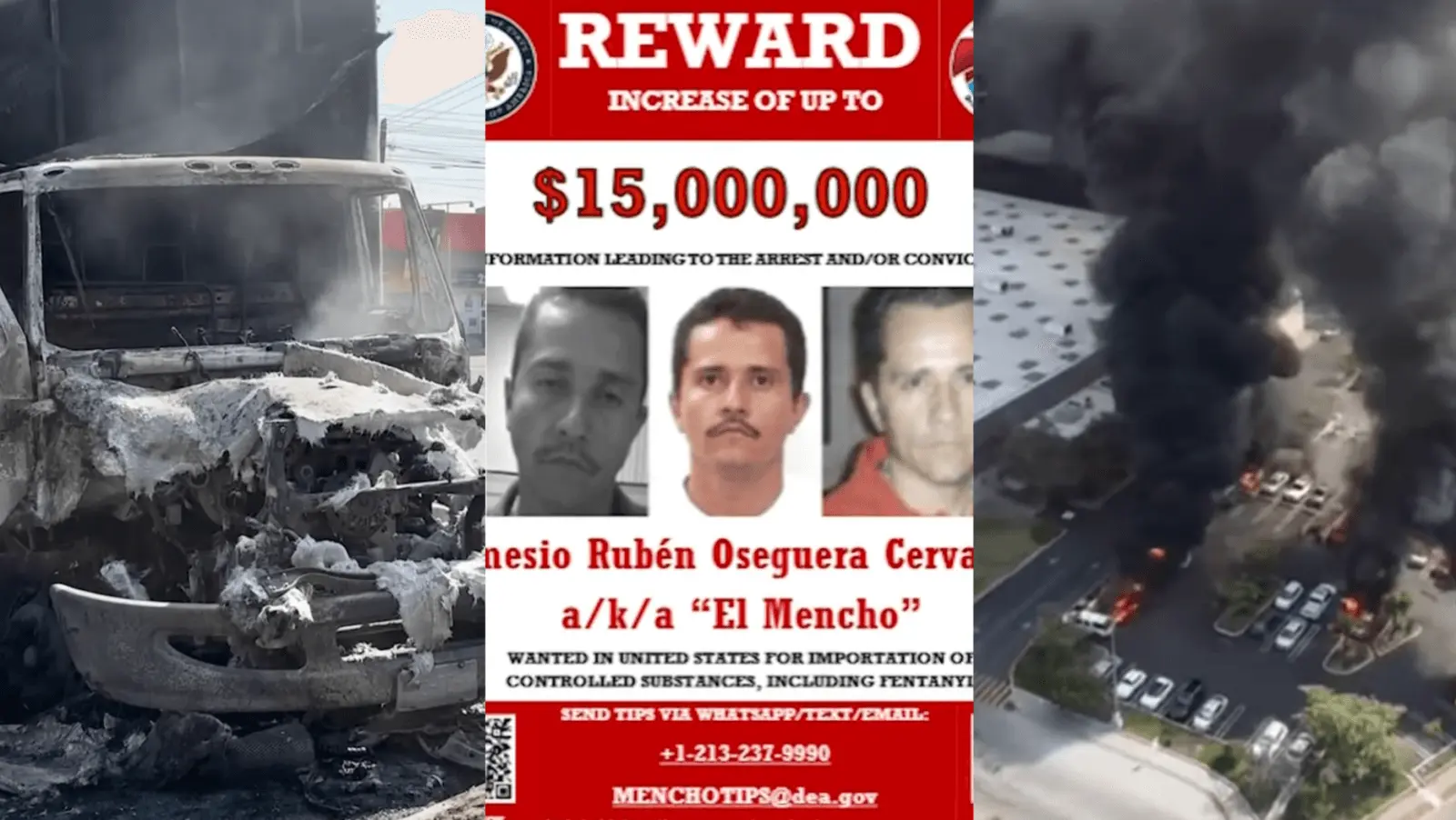 Po „El Mencho“ mirties Meksikoje kilo chaosas: liepsnomis blokuojami keliai, atskirti miestai ir įtampa šalyje