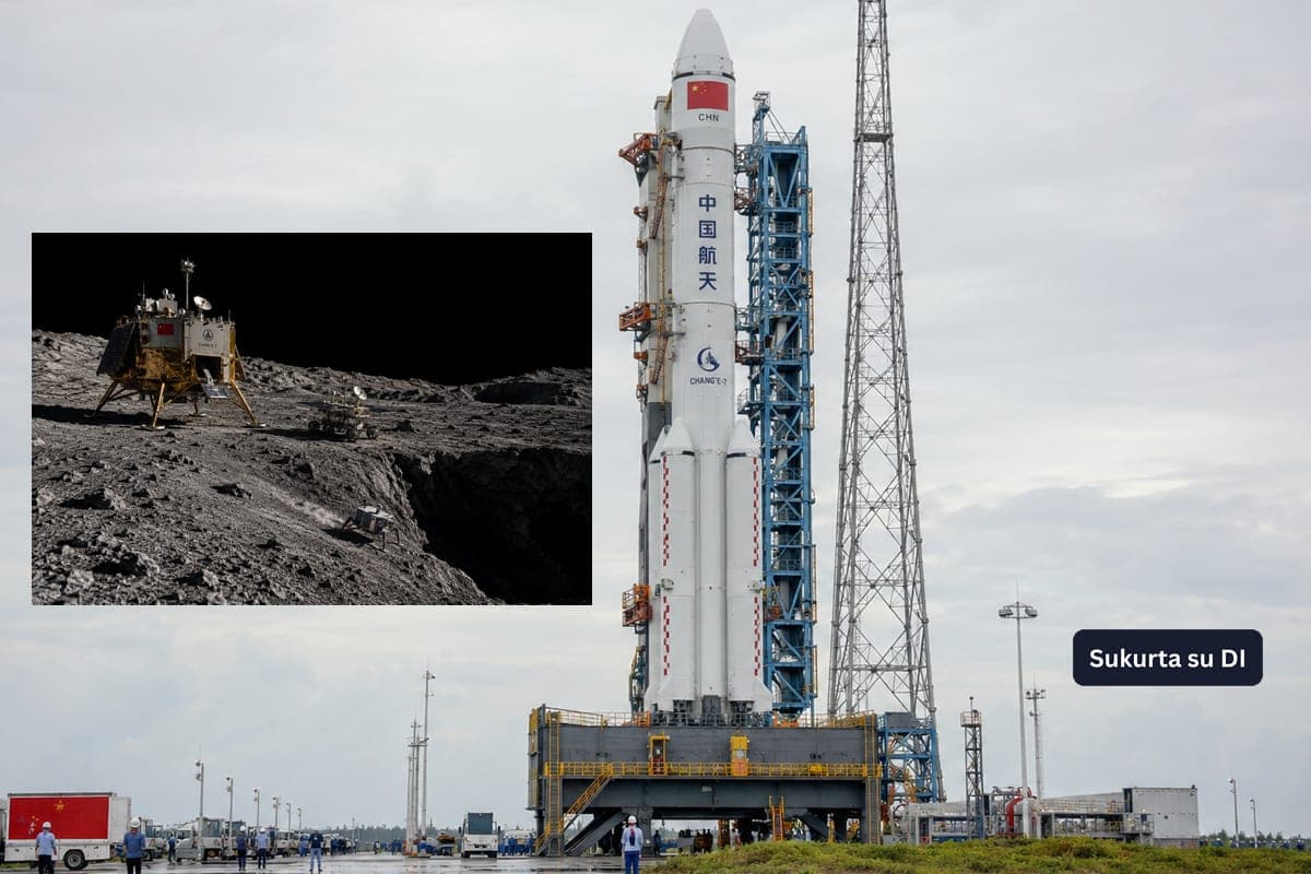 Kinija netikėtai atidėjo „Chang’e-7“ misiją – 2026 metais Mėnulio pietų ašigalio vandens paieškos neprasidės