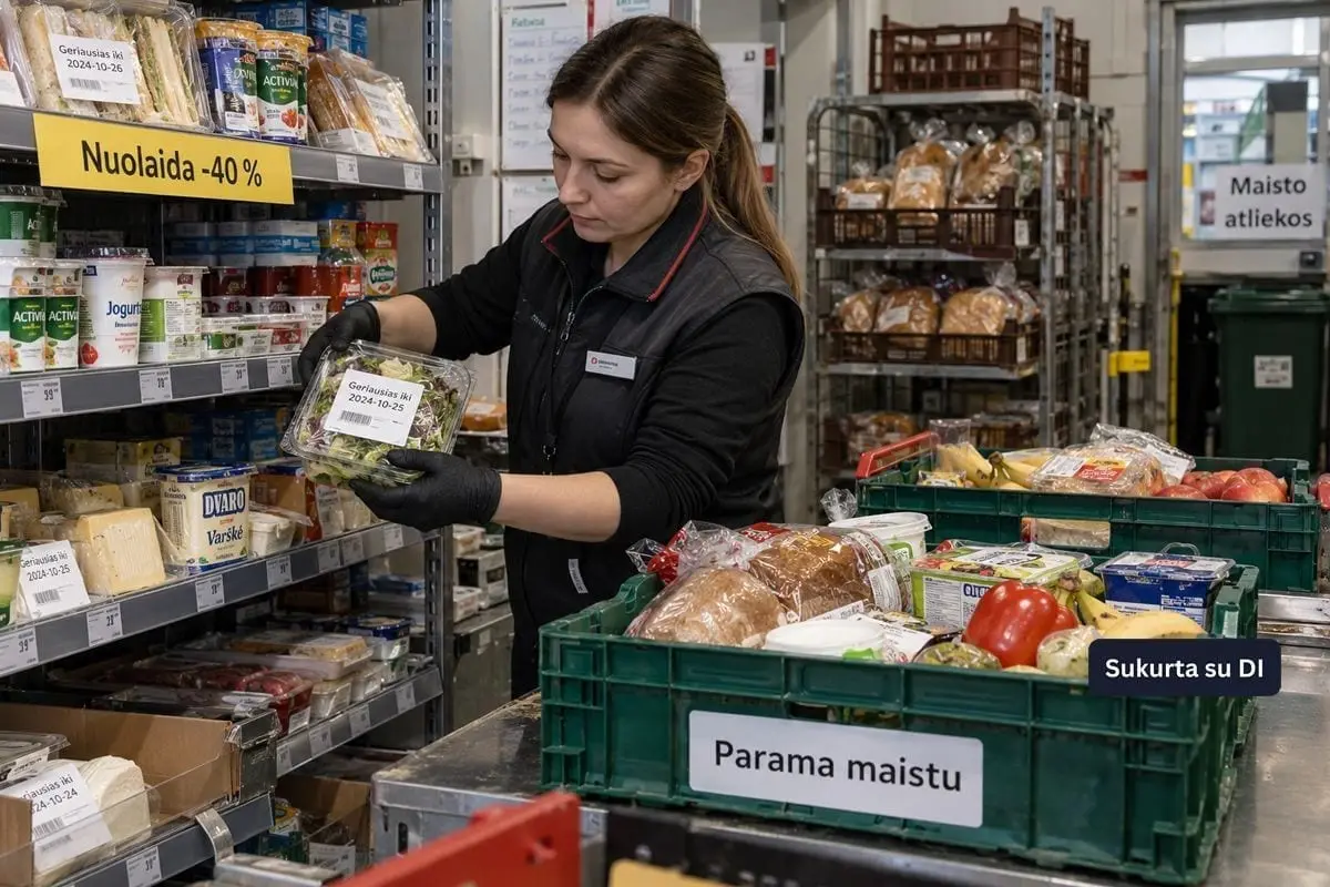 Maisto atliekos Lietuvoje: iki 2030 m. prekybai, restoranams ir namų ūkiams nustatytas 30 proc. mažinimo tikslas
