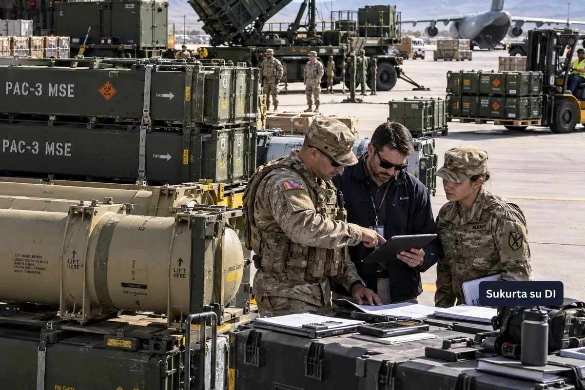 Atleistas JAV generolas dar prieš karą su Iranu perspėjo: „Patriot“ ir THAAD raketų trūkumas gali tęstis iki 2030 metų