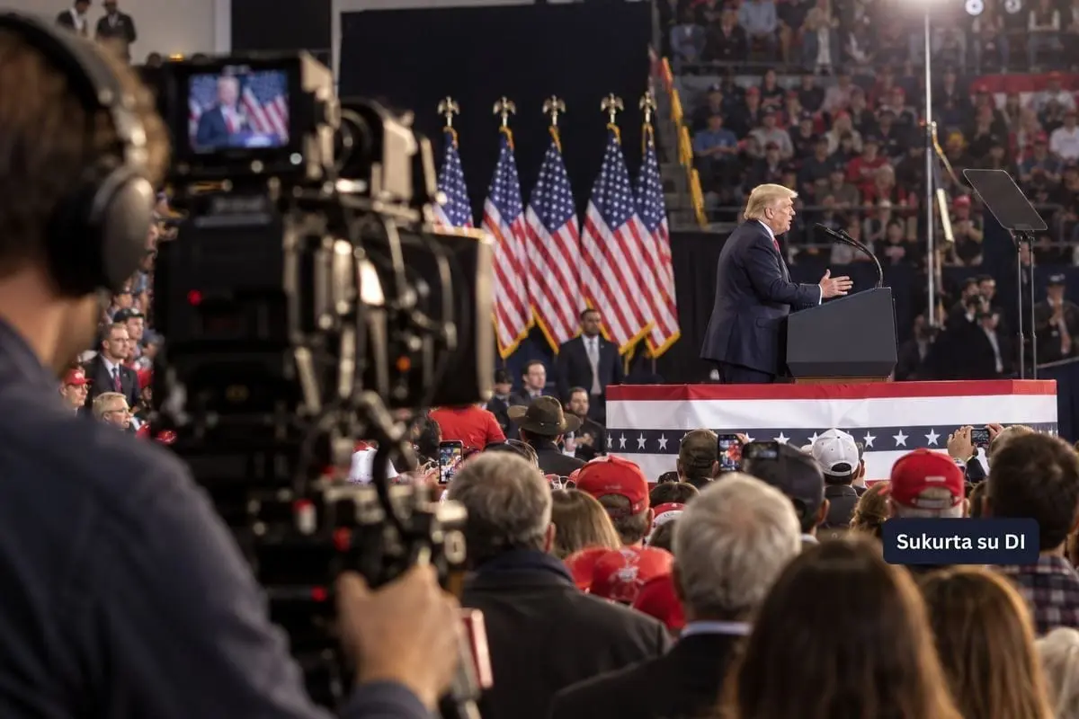 D. Trumpo frazė apie Los Andželo sunaikinimą sukėlė ginčą JAV