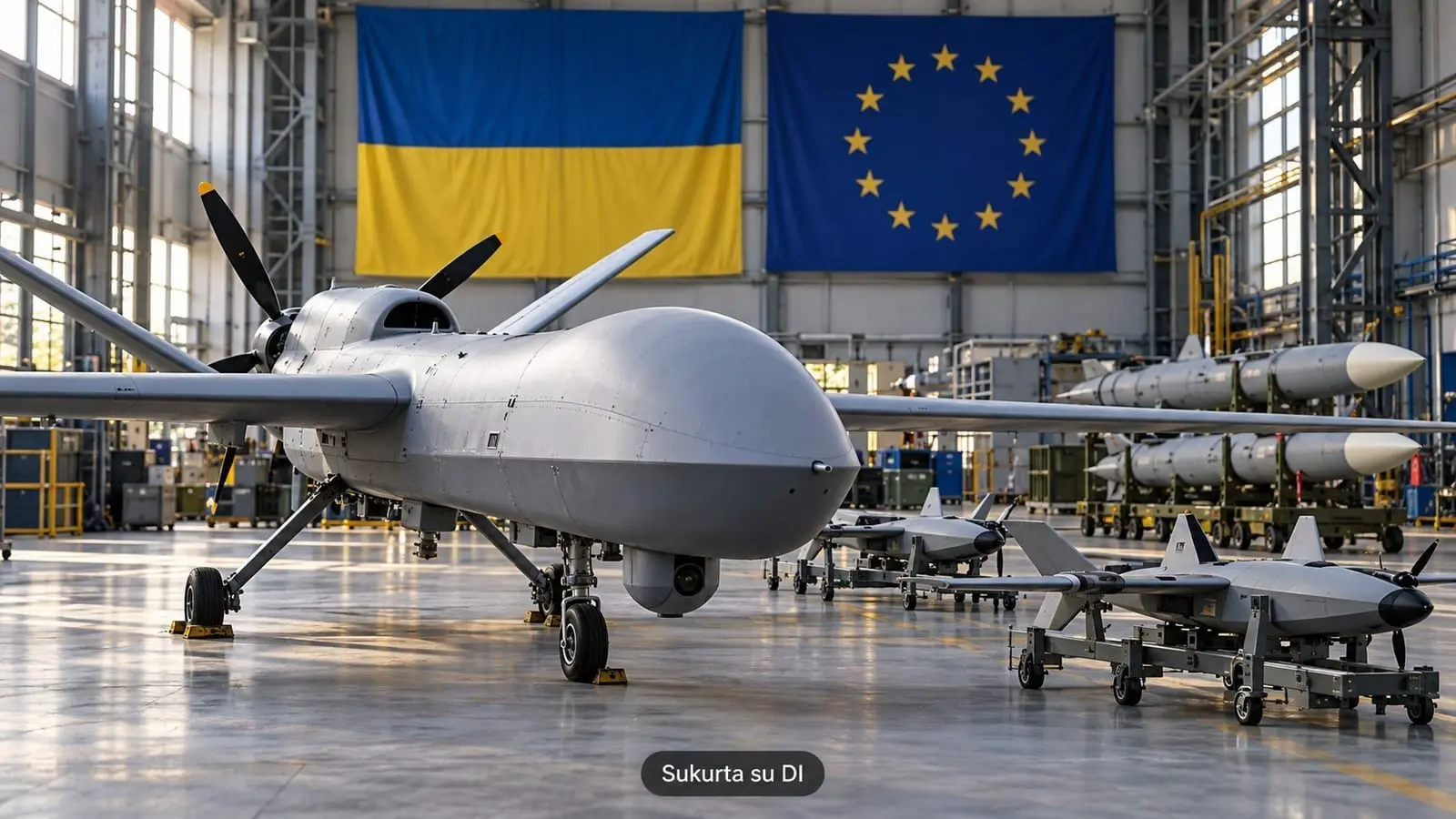 Dronams ir raketoms – 1,24 mlrd. eurų: Ukrainą pasiekė nauja paskolos dalis