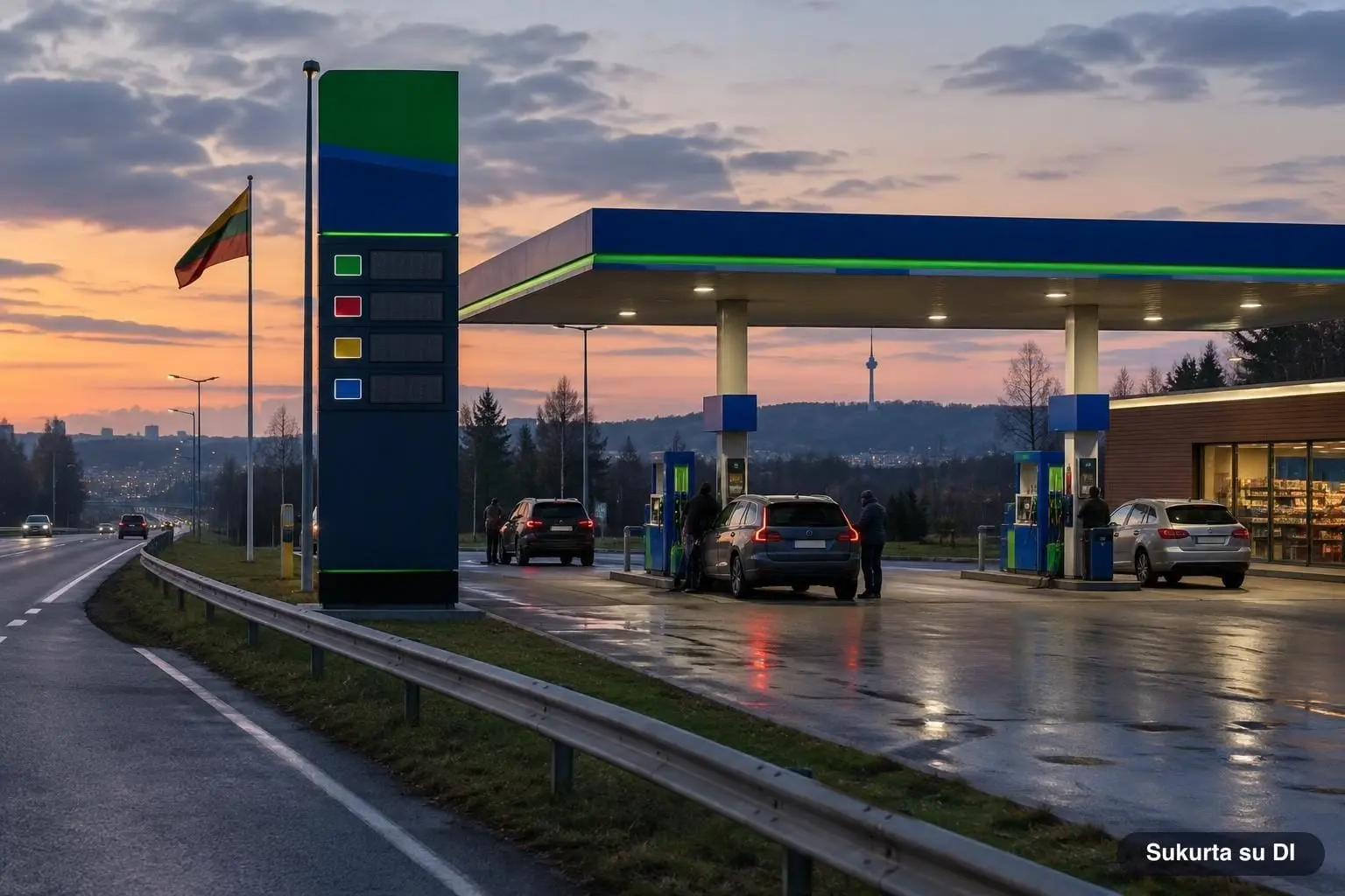 Dronų ataka prie Sankt Peterburgo: ar tai pakeis degalų kainas Lietuvoje