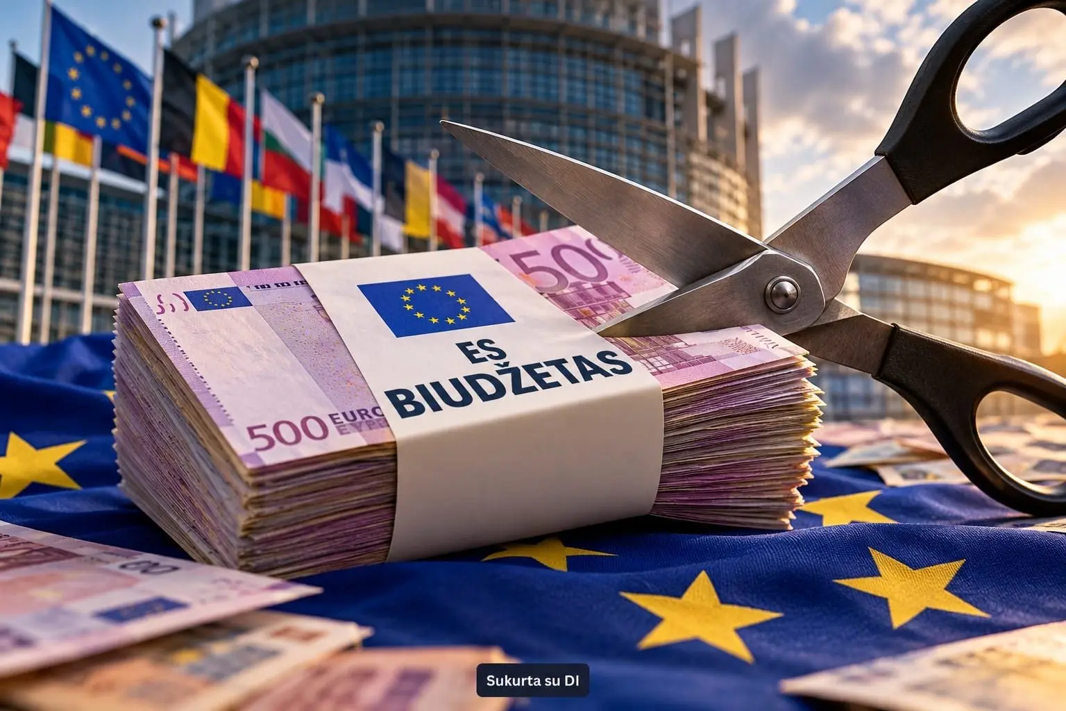 ES biudžetui ruošiamos žirklės: ant „kortos“ – iki 200 mlrd. eurų