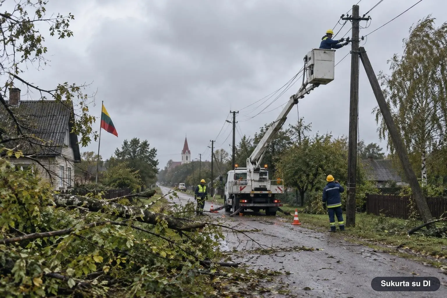 ESO kompensacijos po 24 val. be elektros: komitetas pritarė pataisoms dėl stichijų