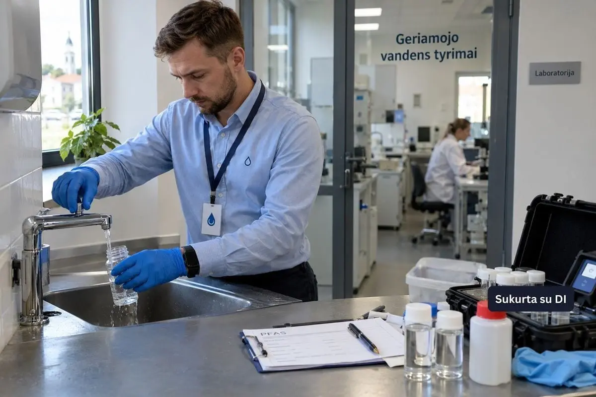Geriamasis vanduo Lietuvoje: nuo 2026 m. PFAS kontrolė tapo privaloma visoje Europos Sąjungoje