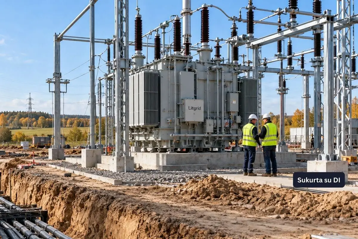 „Harmony Link“ jungtis pajudėjo: Lietuva ir Lenkija susitarė, kaip sujungs elektros tinklus pasienyje