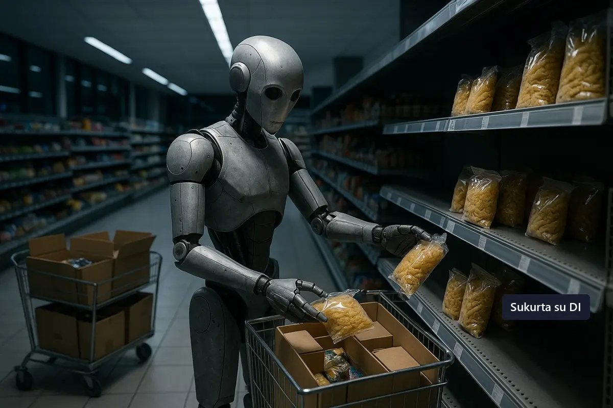 Danijoje robotai mokosi naktį krauti lentynas prekybos centre: „Salling Group“ bandymas