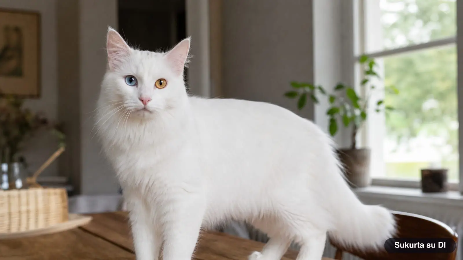 Turkų angora: Ankaros katė – kailis, spalvos, charakteris ir sveikata