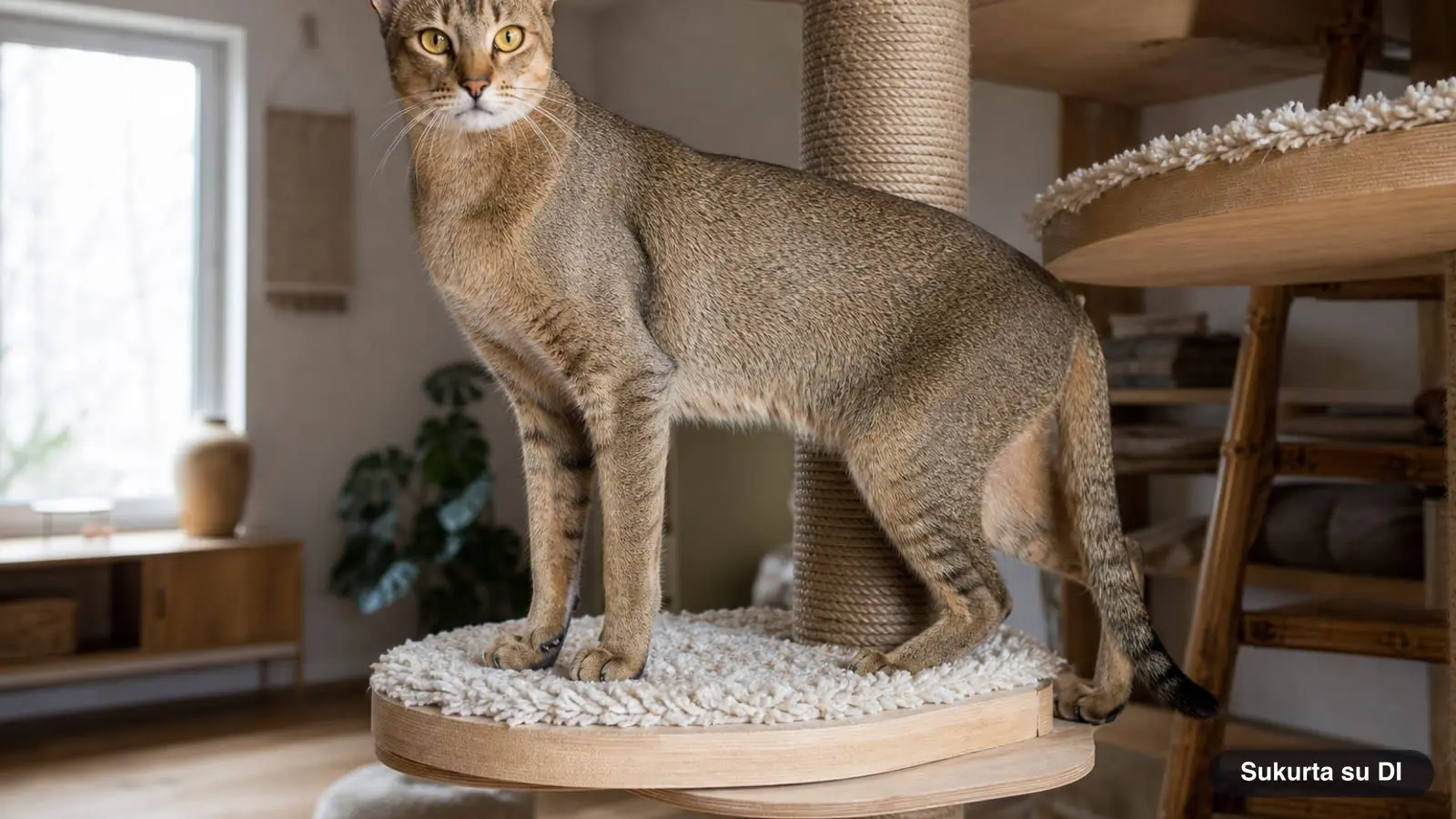 Chauzi (Chausie) katė: nendrinės katės hibridas – kilmė, kartos, būdas ir apribojimai