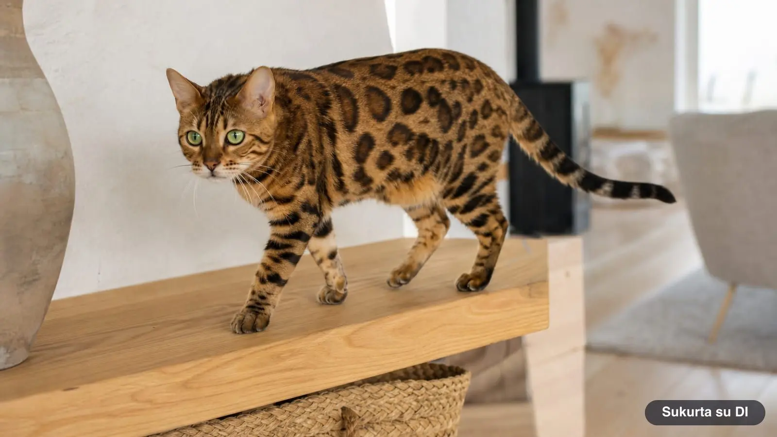 Bengalijos katė (bengalų katė): charakteris, kailis, kartos F1–F5, sveikata ir priežiūra
