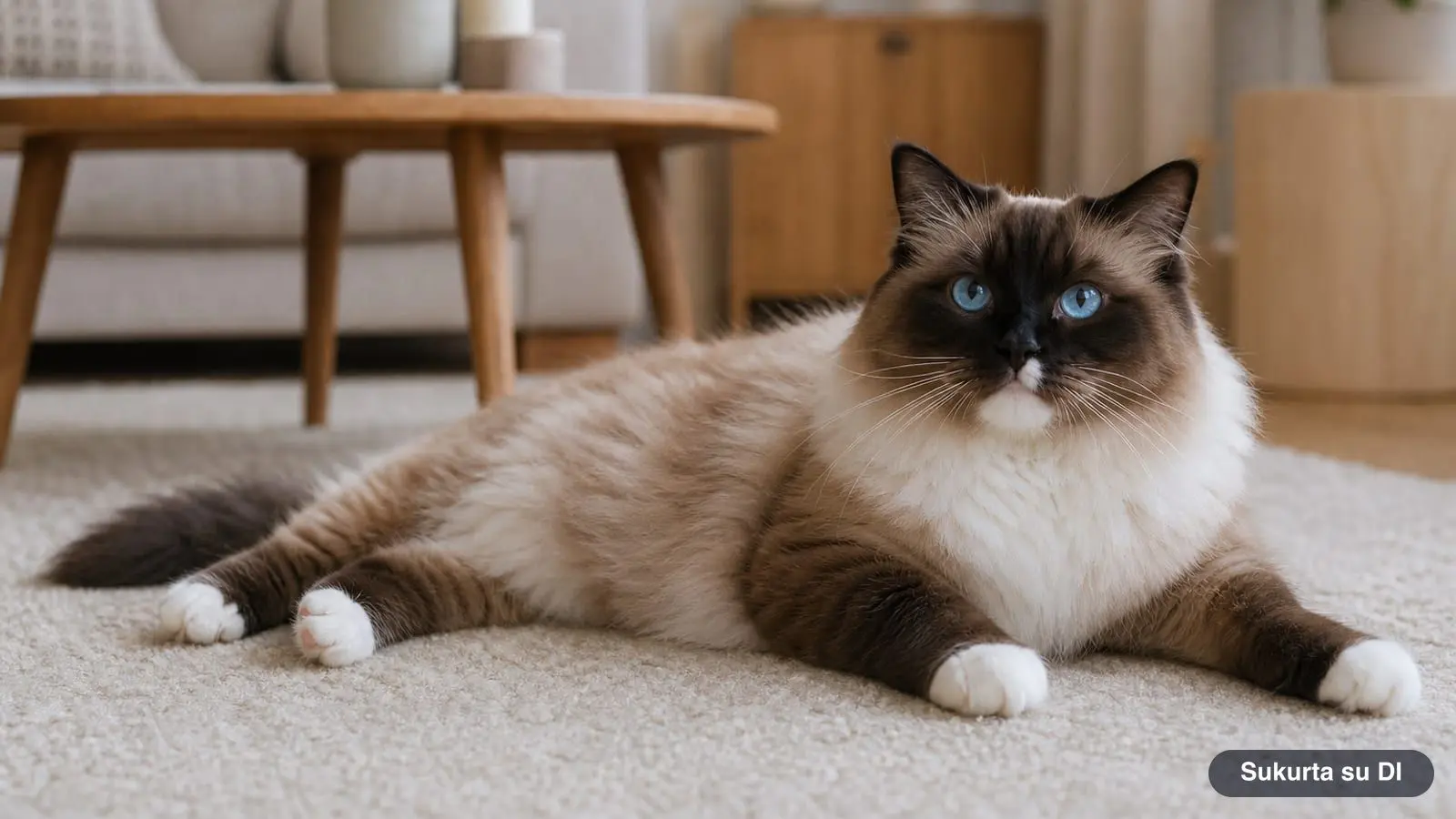 Ragdoll katė (ragdolas, skudurinukė): charakteris, svoris, raštai, sveikata ir priežiūra