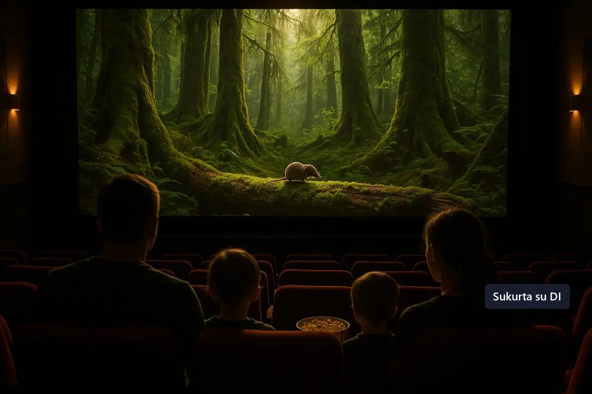 „Kirstukų miško pranašystė“ kino teatruose: animacinis filmas vaikams ir VMU edukacijos