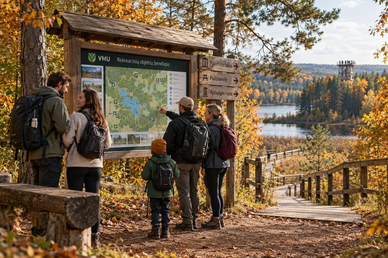 Kur ištrūkti savaitgalį? VMU žemėlapyje – daugiau kaip 1100 lankytinų vietų Lietuvos miškuose