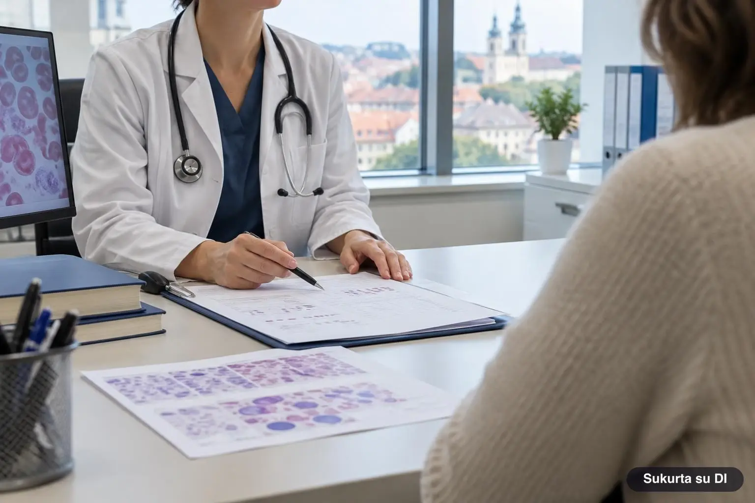 Lėtinė mieloidinė leukemija: pacientė pasiekė visišką remisiją po 10 mėnesių gydymo