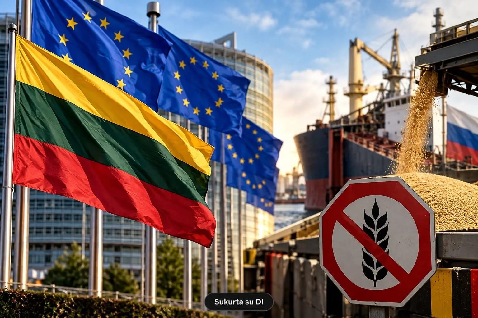 Lietuva – ir vėl tarp ES lyderių: siūlo visai Europai užkirsti kelią rusiškiems grūdams