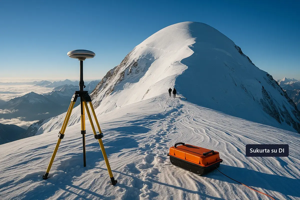Monblanas (Mont Blanc) paaugo 1,88 metro: naujas aukštis – 4807,47 m