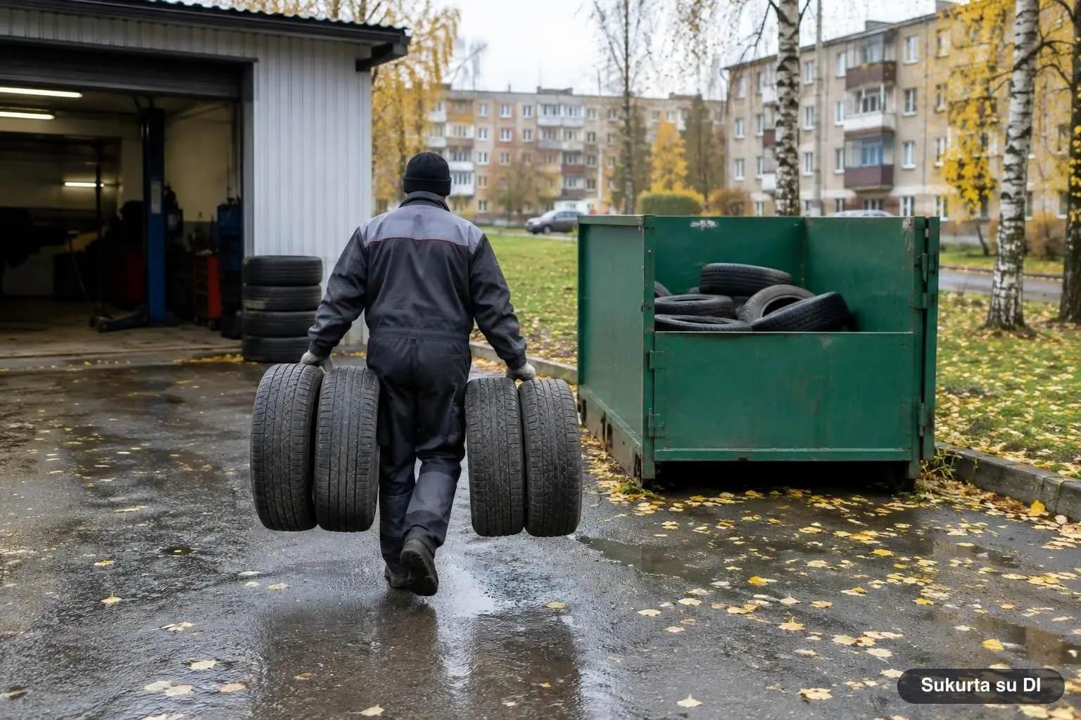 Nuo lapkričio 10-osios – be vasarinių padangų: kur senąsias priima nemokamai