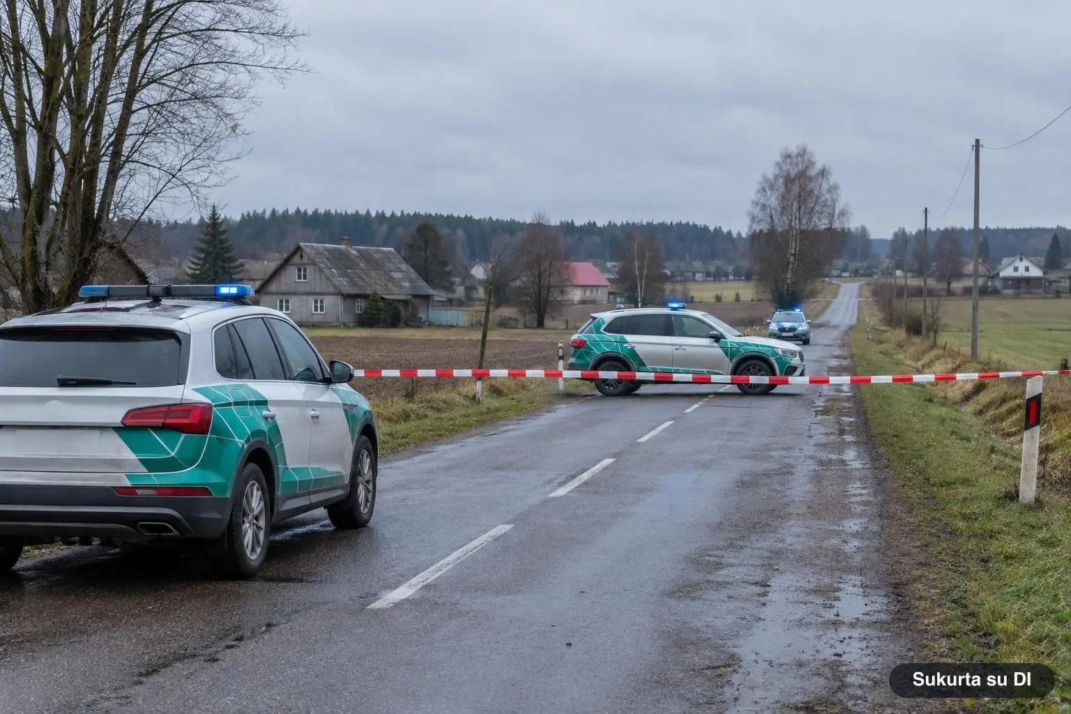Pasvalio rajone sprogo tikėtinas dronas: automobilis apgadintas, gyventojai perspėti