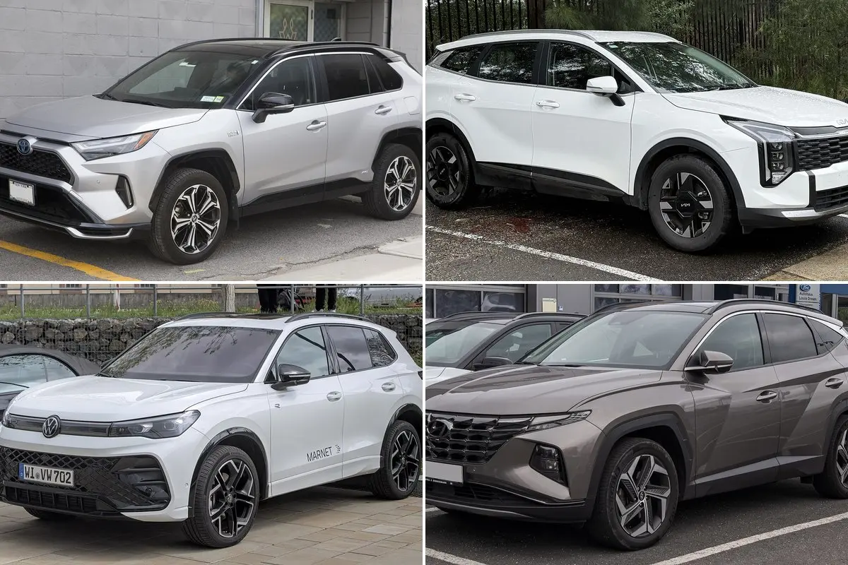 Toyota RAV4, Kia Sportage, VW Tiguan ar Hyundai Tucson: kurį visureigį rinktis