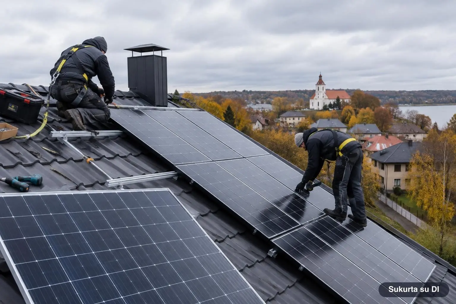 „Saulės grąža“ įspėjo 15 darbuotojų: dauguma jų – saulės elektrinių montuotojai