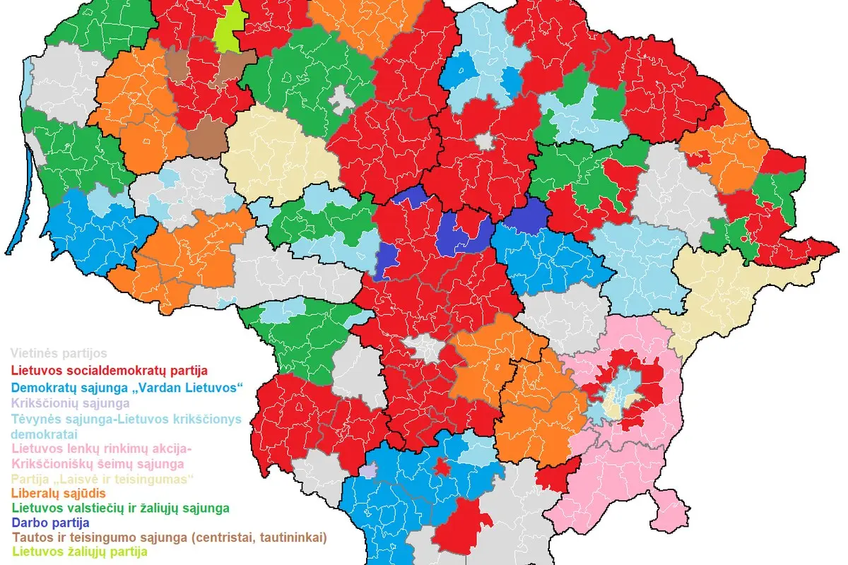 Savivaldybių rinkimai 2023: rezultatai, visi 60 merų, partijų mandatai ir aktyvumas