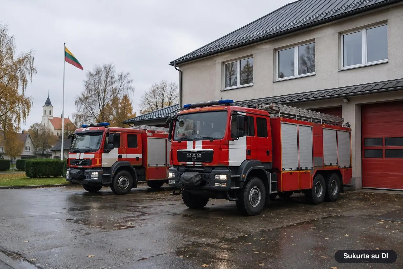 Seimas pritarė pataisoms: savivaldybių gaisrininkai ir miškų urėdija nemokėtų mokesčio už krovininį transportą