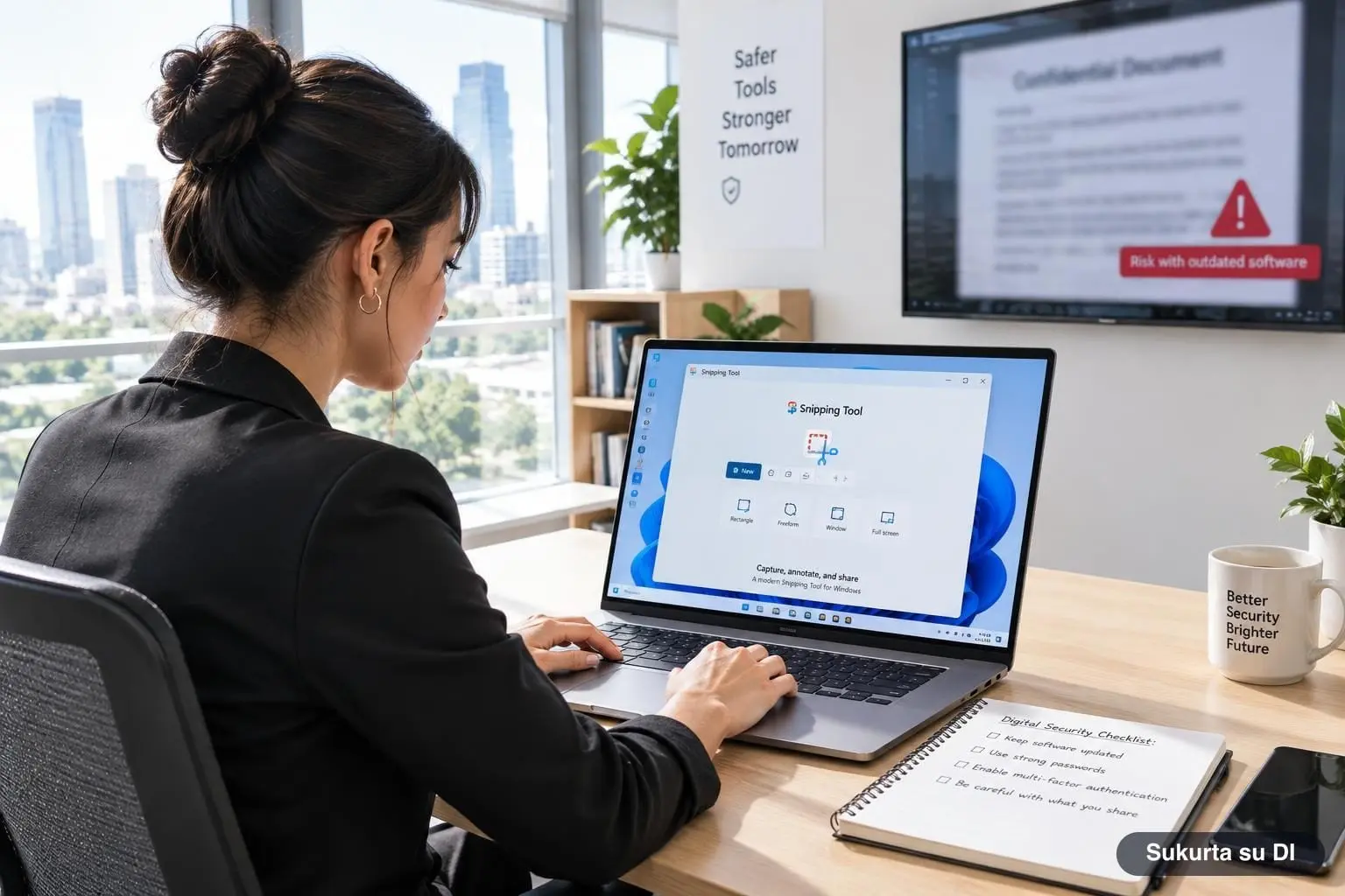 Snipping Tool saugus tik atnaujintose versijose po 2023 m. pataisos