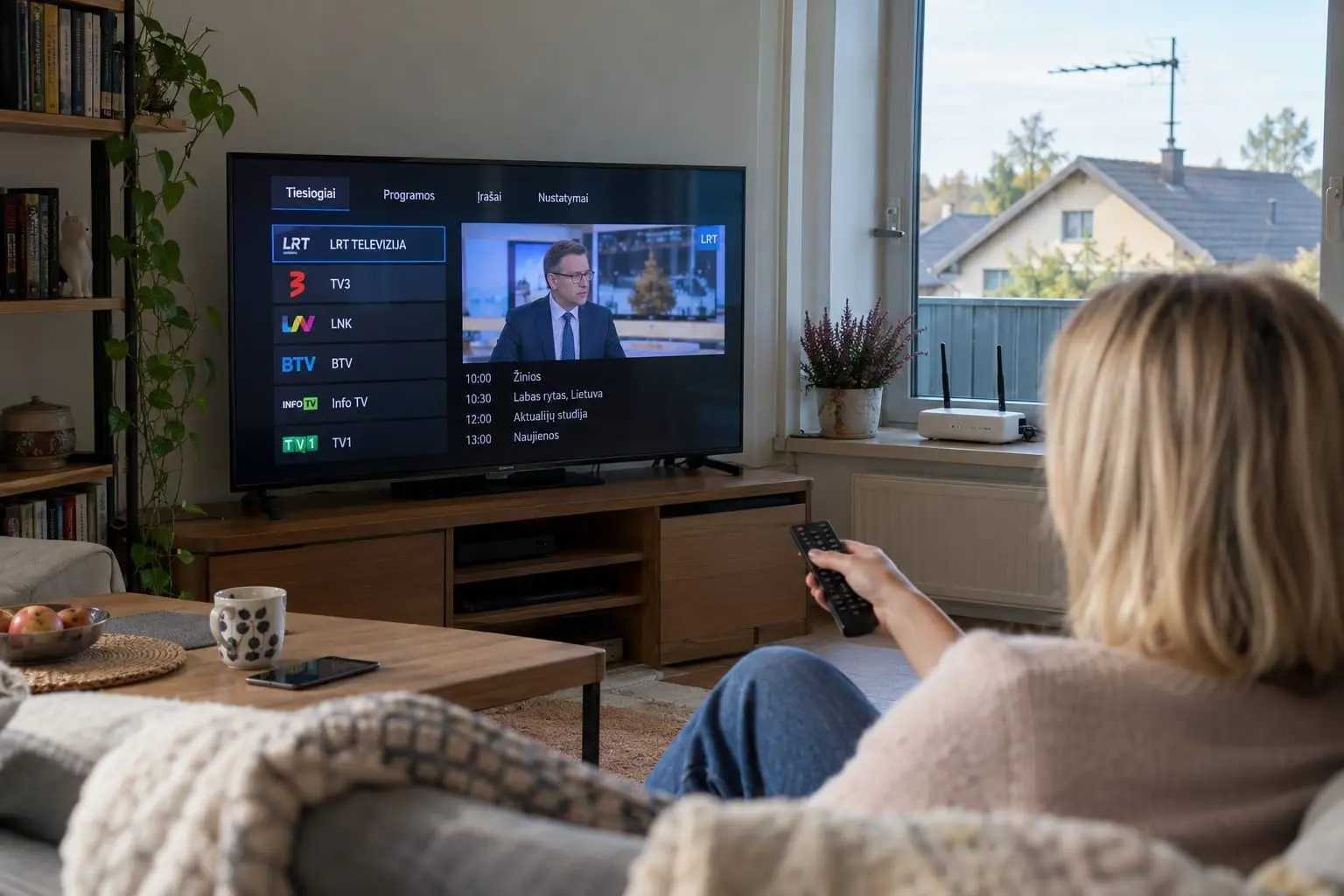 Televizija be kabelinės: 12 nemokamų kanalų galima žiūrėti su antena, o mokama TV keliasi į internetą