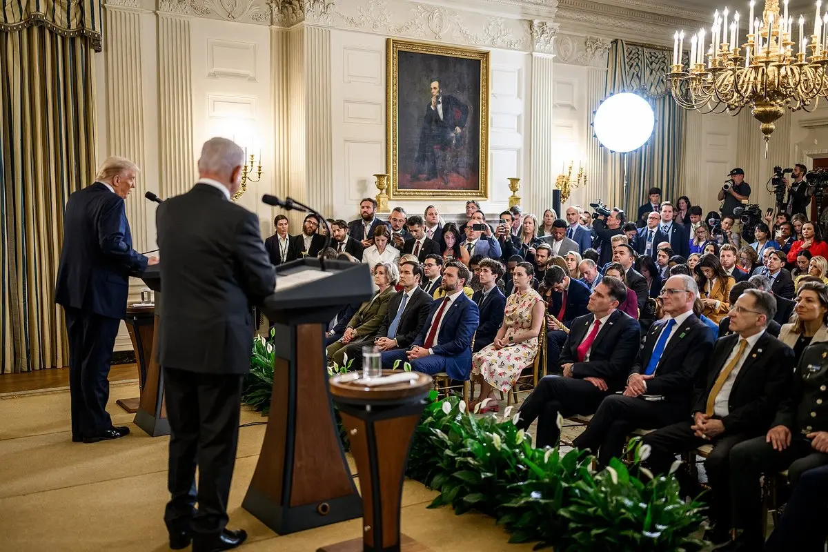 D. Trumpas paskelbė „visišką“ paramą B. Netanyahu prieš Izraelio rinkimus: „Kitaip Amerikai teks dirbti pačiai“