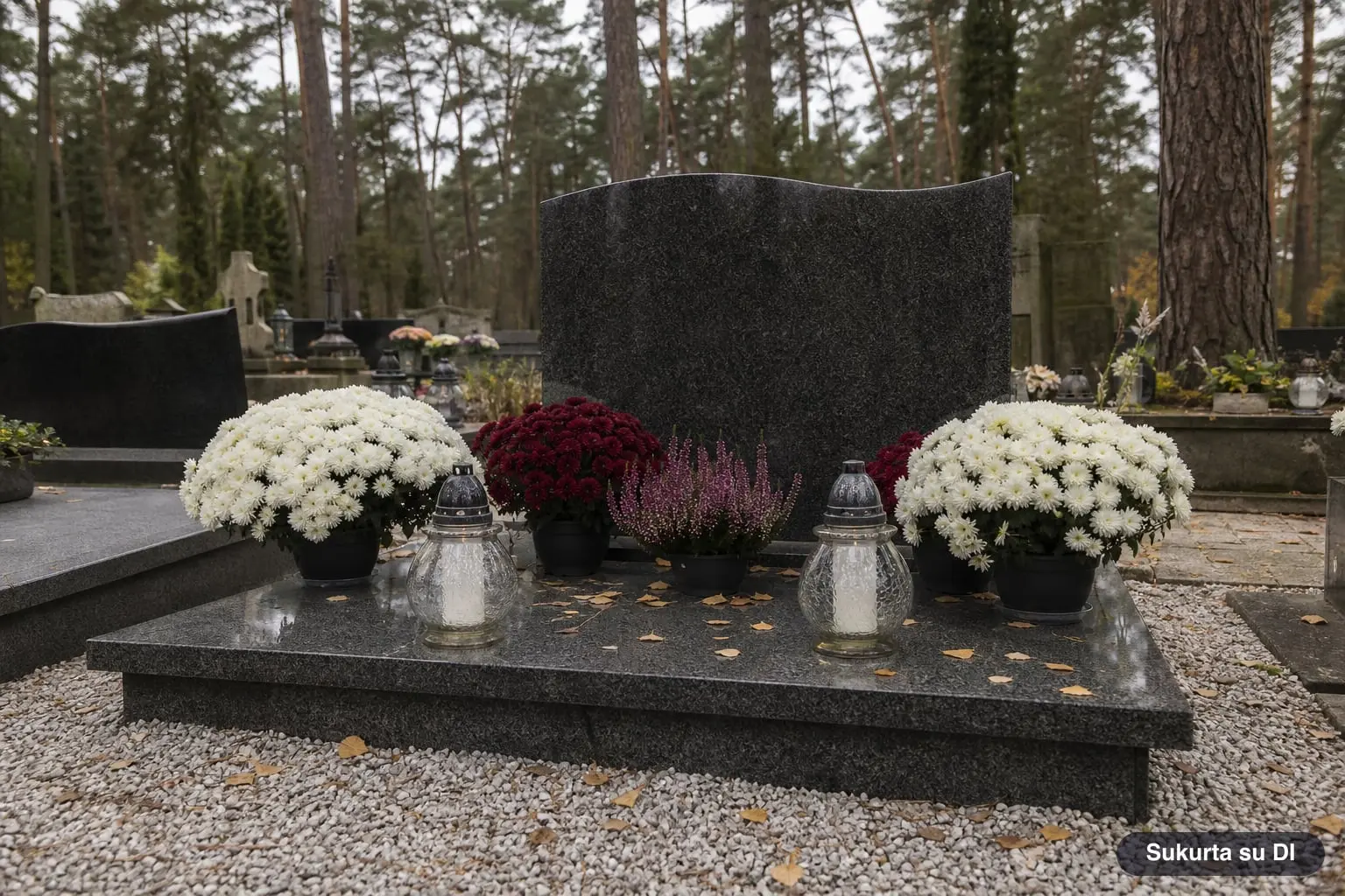 Kapų tvarkymas ir puošimas prieš Vėlines: paminklų valymas, augalai, kompozicijos ir žvakės
