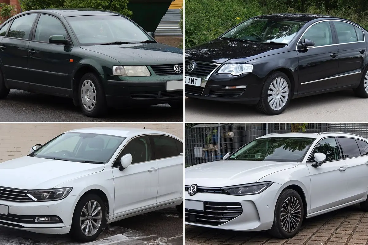 VW Passat: kartos B5–B9, matmenys, varikliai ir kiek jų Lietuvoje