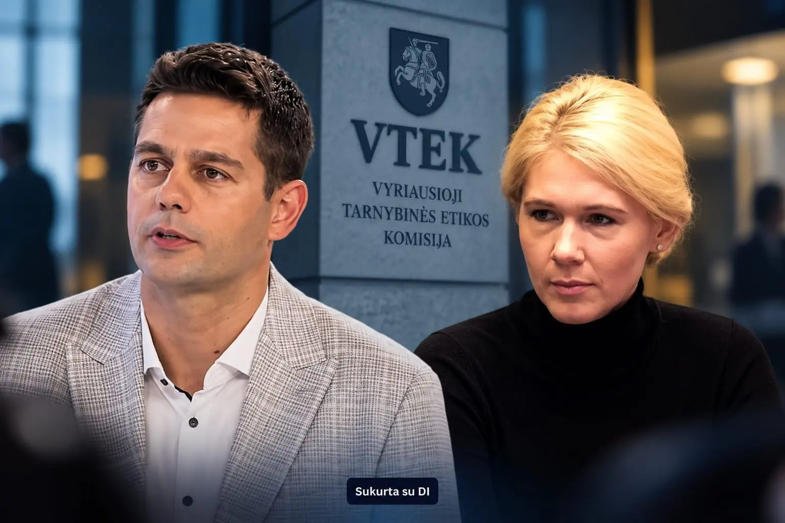 VTEK akiratyje – galimai nedeklaruoti ryšiai: klausimų kyla dėl L. Matjošaitytės ir M. Endrijaičio