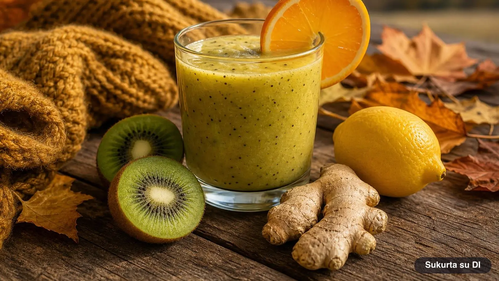 Kokteilis imunitetui: su kiviu, apelsinu ir imbieru – ir ką iš tikrųjų gali vitaminas C