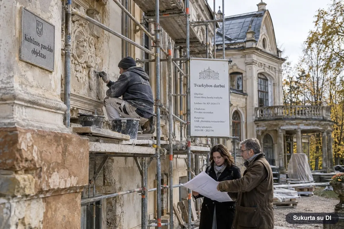 Kultūros paveldas Lietuvoje: privatiems savininkams valstybė gali padengti didžiąją restauravimo išlaidų dalį