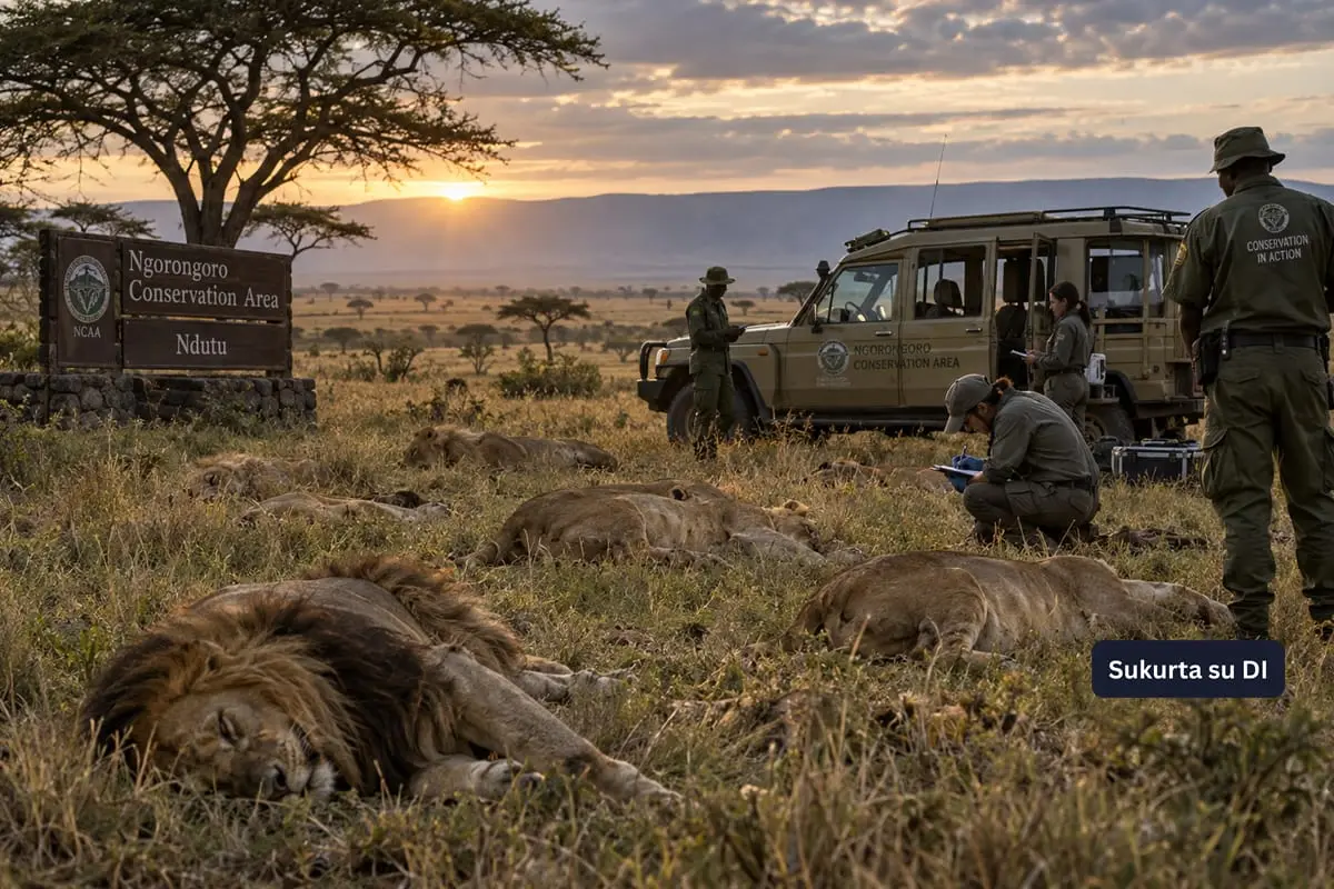 Tanzanijoje rasta 10 negyvų liūtų: UNESCO saugomame Ngorongoro rezervate įtariamas tyčinis apnuodijimas