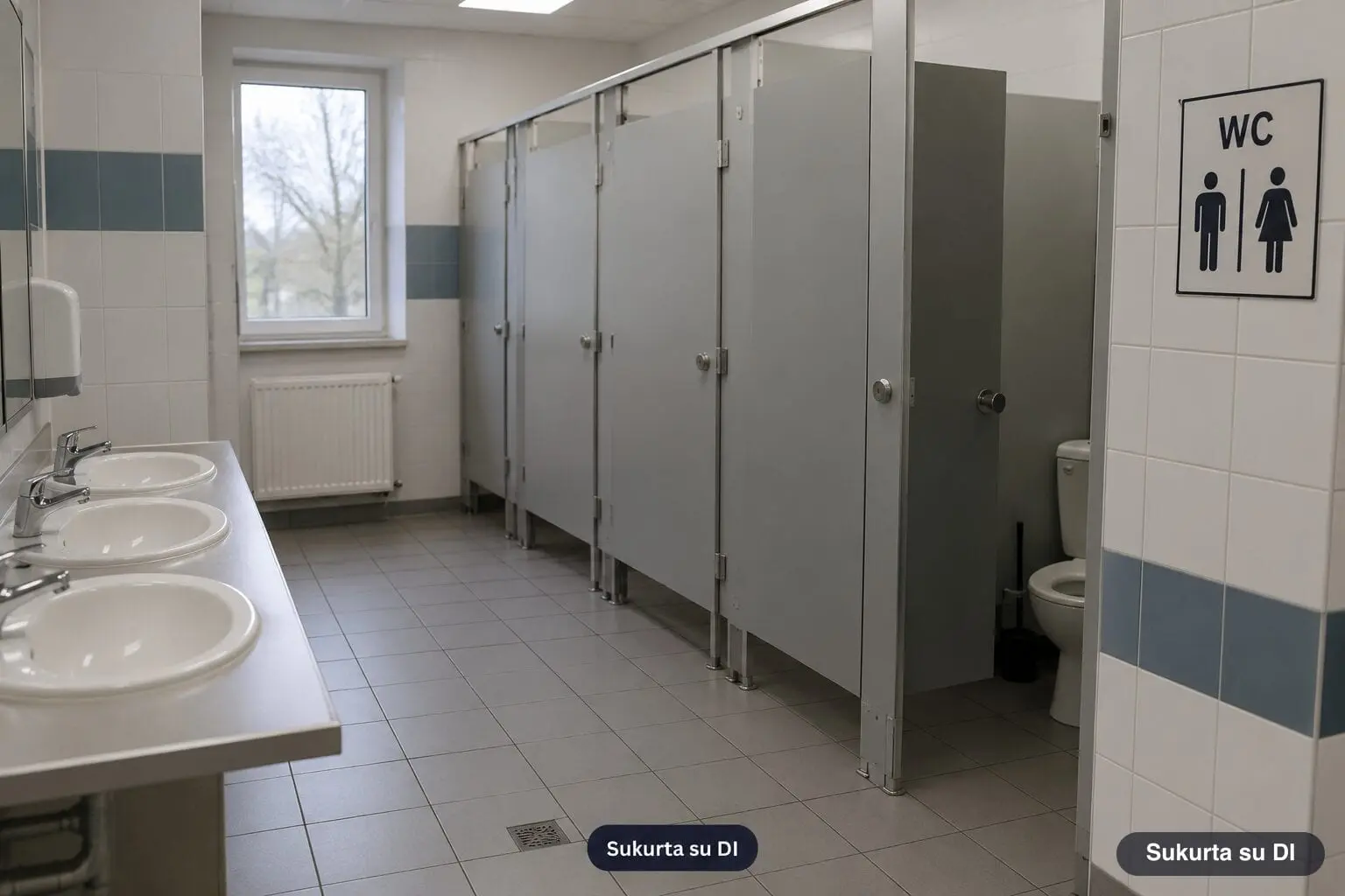 Mokykloje – kraupus išpuolis: iš tualeto išėjęs berniukas kirviu užpuolė 10-metę